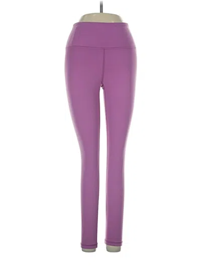Pre-owned Athleta Yoga Pants In Purple