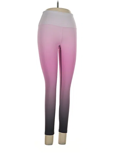 Pre-owned Athleta Yoga Pants In Purple