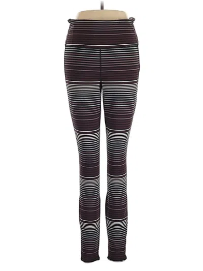 Pre-owned Athleta Yoga Pants In Purple