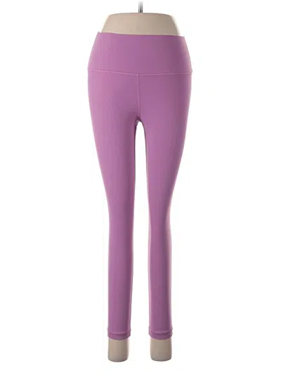 Pre-owned Athleta Yoga Pants In Purple