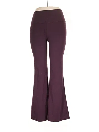 Pre-owned Athleta Yoga Pants In Purple