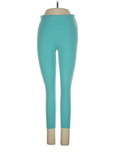 Pre-owned Athleta Yoga Pants In Teal