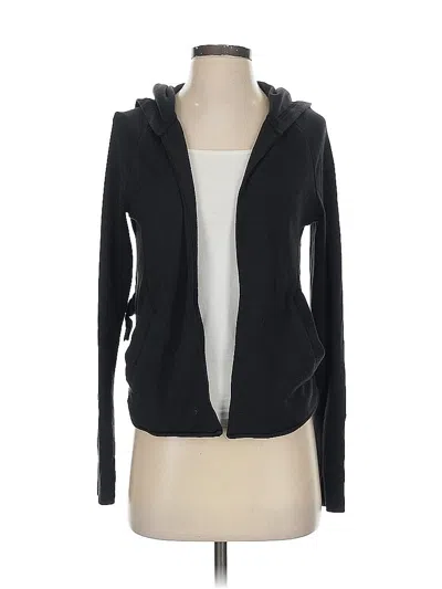 Pre-owned Athleta Zip Up Hoodie In Black