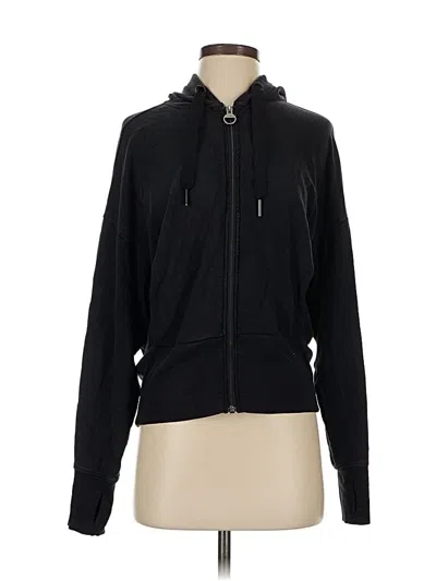 Pre-owned Athleta Zip Up Hoodie In Black