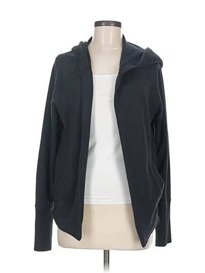 Pre-owned Athleta Zip Up Hoodie In Black