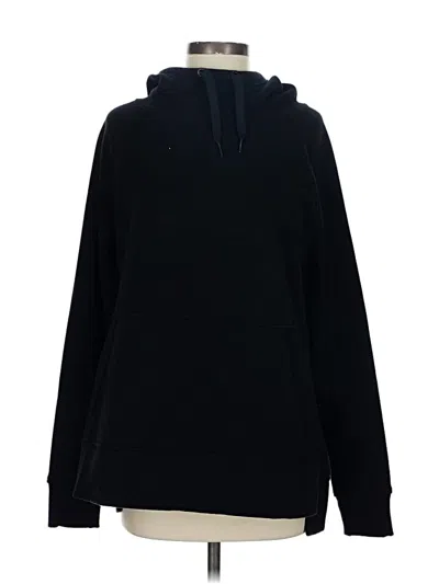 Pre-owned Athleta Zip Up Hoodie In Black