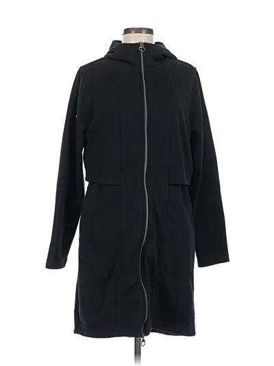 Pre-owned Athleta Zip Up Hoodie In Black