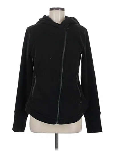Pre-owned Athleta Zip Up Hoodie In Black