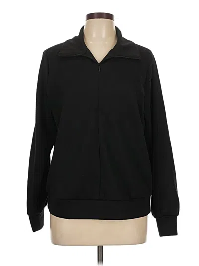 Pre-owned Athleta Zip Up Hoodie In Black