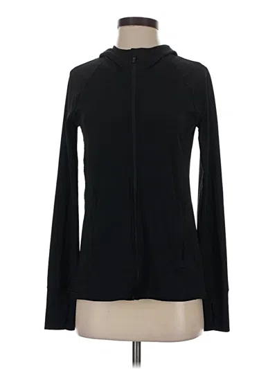 Pre-owned Athleta Zip Up Hoodie In Black
