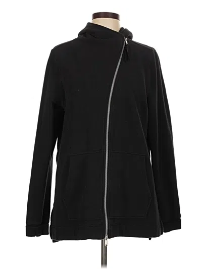 Pre-owned Athleta Zip Up Hoodie In Black