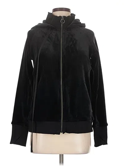 Pre-owned Athleta Zip Up Hoodie In Black