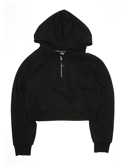 Pre-owned Athleta Kids' Zip Up Hoodie In Black