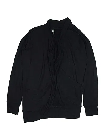 Pre-owned Athleta Kids' Zip Up Hoodie In Black