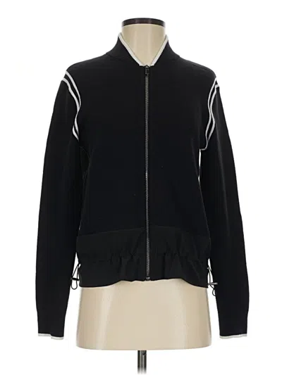 Pre-owned Athleta Zip Up Hoodie In Black