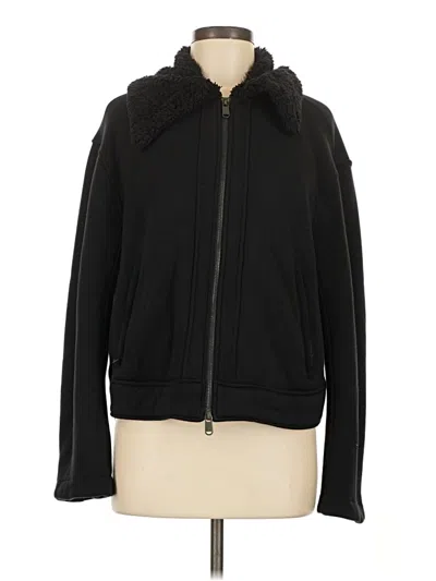 Pre-owned Athleta Zip Up Hoodie In Black