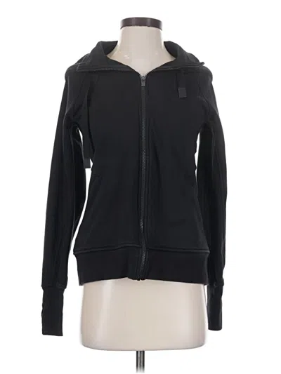 Pre-owned Athleta Zip Up Hoodie In Black