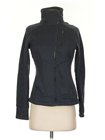 Pre-owned Athleta Zip Up Hoodie In Black