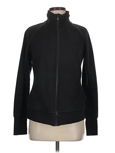 Pre-owned Athleta Zip Up Hoodie In Black