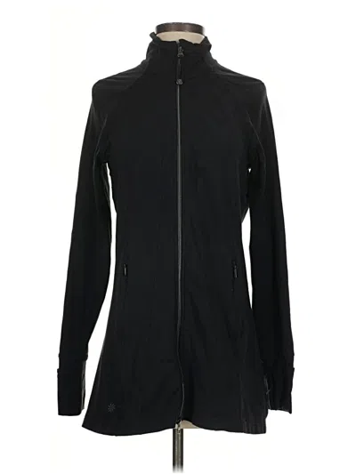 Pre-owned Athleta Zip Up Hoodie In Black