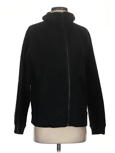 Pre-owned Athleta Zip Up Hoodie In Black