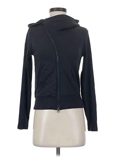 Pre-owned Athleta Zip Up Hoodie In Blue