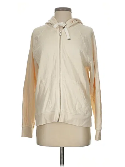 Pre-owned Athleta Zip Up Hoodie In Brown