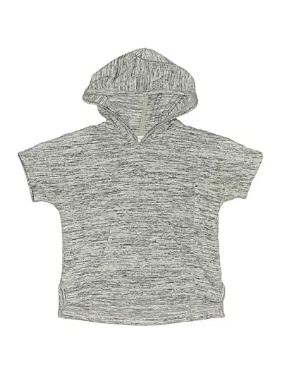 Pre-owned Athleta Kids' Zip Up Hoodie In Gray