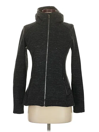 Pre-owned Athleta Zip Up Hoodie In Gray