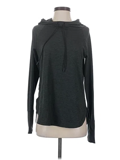 Pre-owned Athleta Zip Up Hoodie In Gray