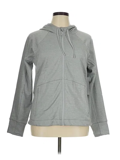 Athleta Zip Up Hoodie In Gray