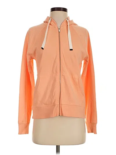 Pre-owned Athleta Zip Up Hoodie In Orange