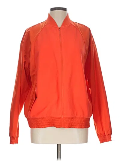 Pre-owned Athleta Zip Up Hoodie In Orange
