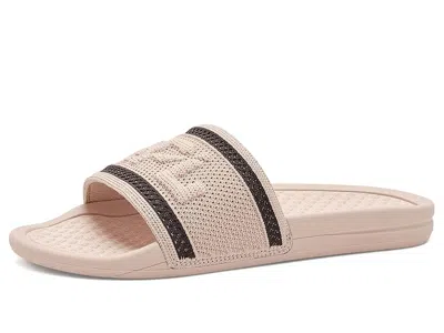 Athletic Propulsion Labs (apl) Big Logo Techloom Slide Women's Slide Shoes Oat Silk/chocolate: 11 B  In Neutral