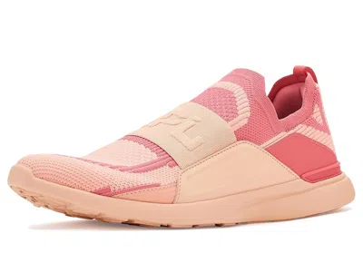 Athletic Propulsion Labs (apl) Techloom Bliss Women's Running Shoes Faded Peach/osiana Rose/watermel In Neutral