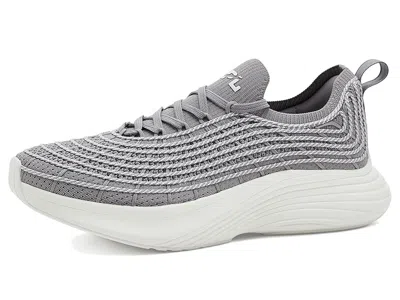 Athletic Propulsion Labs (apl) Techloom Zipline Men's Shoes Cement/ivory/pixel: 11.5 D - Medium In Gray