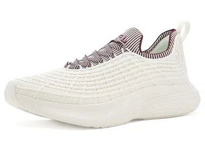 Athletic Propulsion Labs (apl) Techloom Zipline Men's Shoes Ivory/burgundy/ribbed: 9.5 D - Medium In White