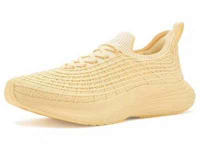 Athletic Propulsion Labs (apl) Techloom Zipline Women's Shoes Buttercream/ivory/ribbed: 10.5 B - Med In Yellow