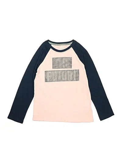 Pre-owned Athletic Works Kids' 3/4 Sleeve T-shirt In Pink