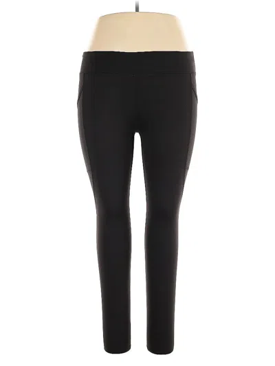 Pre-owned Athletic Works Active Pants In Black