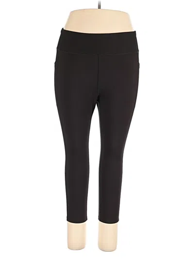 Pre-owned Athletic Works Active Pants In Black