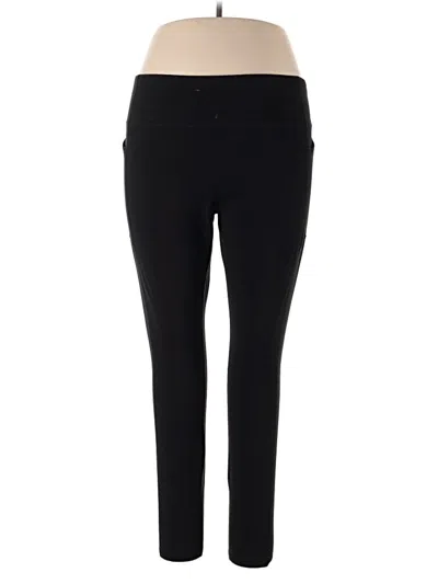 Pre-owned Athletic Works Active Pants In Black