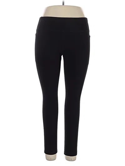 Pre-owned Athletic Works Active Pants In Black