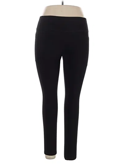 Pre-owned Athletic Works Active Pants In Black