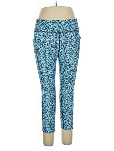 Pre-owned Athletic Works Active Pants In Blue