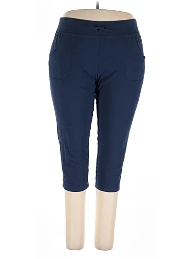 Pre-owned Athletic Works Active Pants In Blue