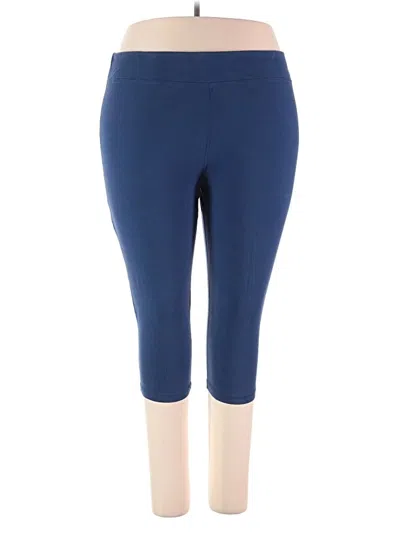 Pre-owned Athletic Works Active Pants In Blue