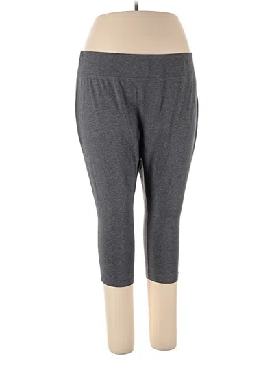 Pre-owned Athletic Works Active Pants In Gray