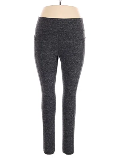 Pre-owned Athletic Works Active Pants In Gray