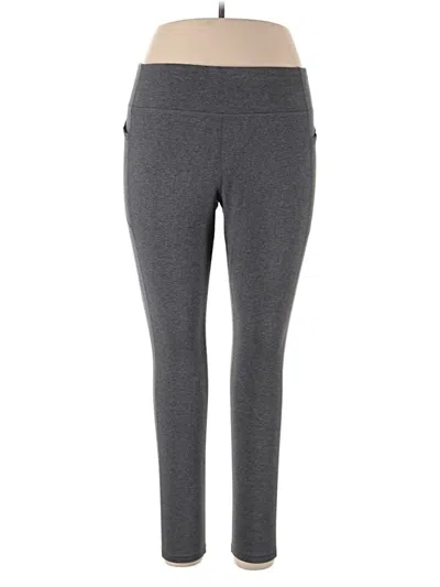 Pre-owned Athletic Works Active Pants In Gray